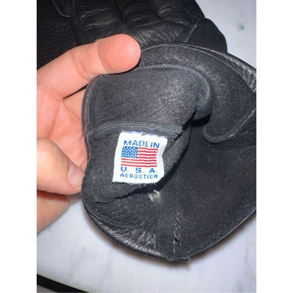 Aerostitch ELKSKIN ROPER GLOVES, BLACK size medium - Picture 10 of 10